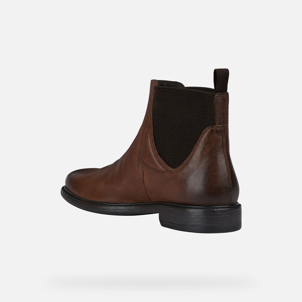 Botas Geox Homem Marrom Escuro - Terence - YLSFP9328